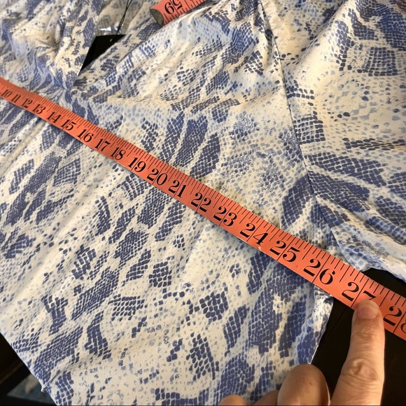 NWT Adrienne Vittadini Purple Snake Skin Tunic Blouse size 2X - Picture 9 of 10